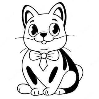 Pagina Para Colorir Do Tuxedo Sam Fofo 84905 25894