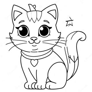 Pagina Para Colorir Gabby Com Gato Brilhante 85006-26053