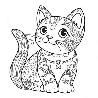 Pagina Para Colorir Gabby Com Gato Brilhante 85006-26054