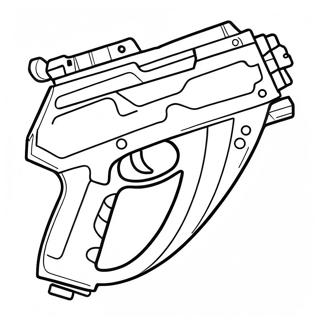 Pagina Para Colorir Da Arma Nerf 85107-26129