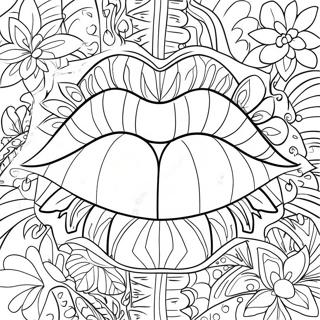 Pagina Para Colorir De Labios 85132-26150