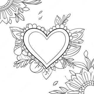 Pagina Para Colorir Do Coracao Do Dia Dos Namorados 85236-26229