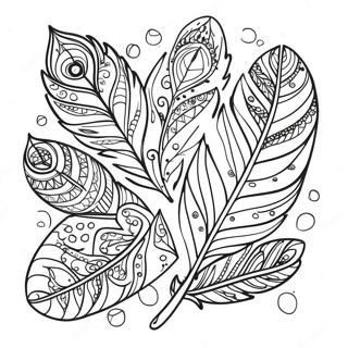 Pagina Para Colorir De Rabiscos De Penas Fantasticos 85343-26323