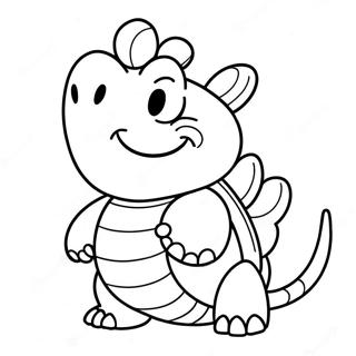 Pagina Para Colorir Koopa Feliz 85445 26402