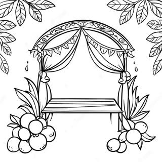 Pagina Para Colorir Decoracoes Coloridas De Sukkot 85467-26410