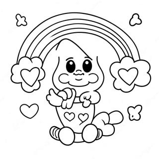 Pagina Para Colorir De Amuletos Da Sorte Com Arco Iris 85572 26498