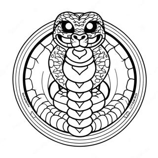 Pagina Para Colorir Do Logo Cobra Kai 85595-26506