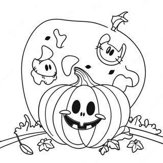 Pagina Para Colorir Grande Do Halloween Da Disney 85980-26806