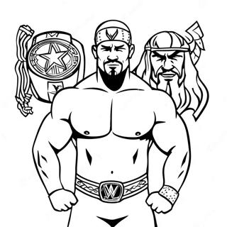 Pagina Para Colorir Da Wwe 86031-26848