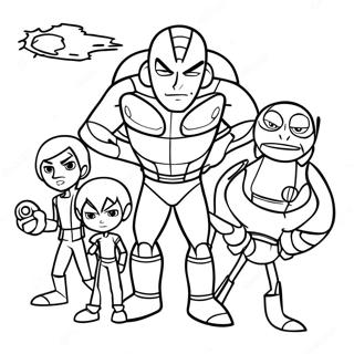 Pagina Para Colorir Dos Alienigenas Do Ben 10 86087 26903