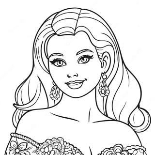 Pagina Para Colorir Da Barbie Vintage 86259-27026