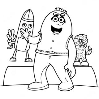 Pagina Para Colorir Do Yo Gabba Gabba 86464-27210