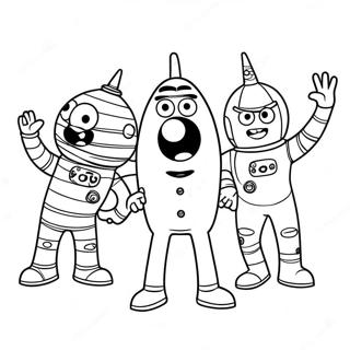 Pagina Para Colorir Do Yo Gabba Gabba 86464-27212