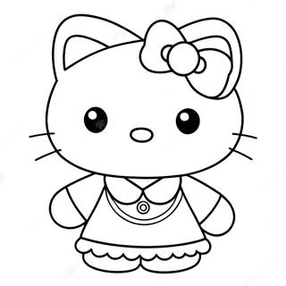 Hello Kitty E Dear Daniel Páginas Para Colorir