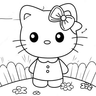 Pagina Para Colorir Da Hello Kitty E Do Querido Daniel Fofinhos 86568-27275