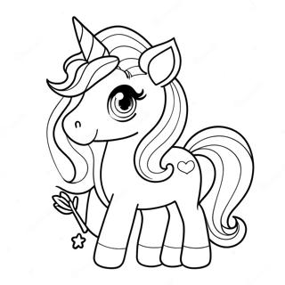 Unicornio Encantador Pagina Para Colorir 87031-27639