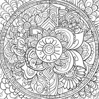 Mandala De Yoga Pagina Para Colorir 87055-27651