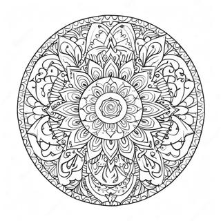 Mandala De Yoga Pagina Para Colorir 87055-27652