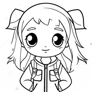 Gacha Life Tomboy Páginas Para Colorir