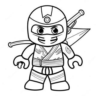 Kai Ninjago Páginas Para Colorir