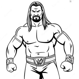 Pagina Para Colorir Da Wwe 87259 27802