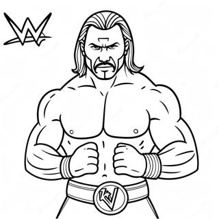 Pagina Para Colorir Da Wwe 87259 27803