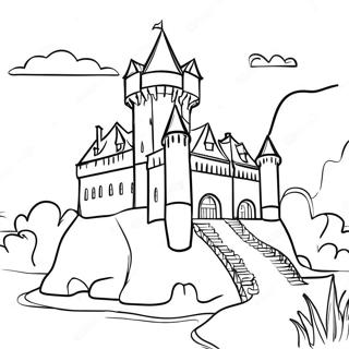 Pagina Para Colorir Do Castelo Irlandes Tradicional 87288-27836