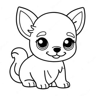 Pagina Para Colorir De Filhote De Chihuahua Fofo 87492-27985