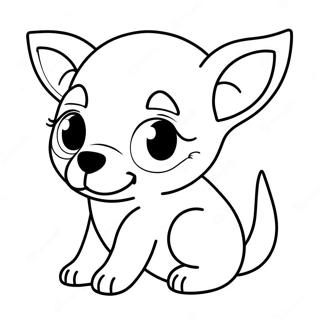 Pagina Para Colorir De Filhote De Chihuahua Fofo 87492-27986