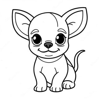 Pagina Para Colorir De Filhote De Chihuahua Fofo 87492-27987