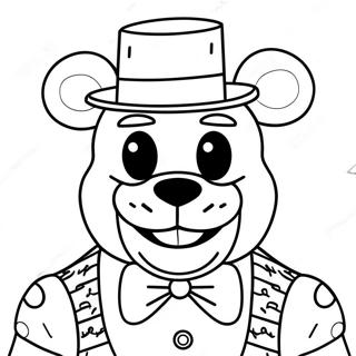 Pagina Para Colorir Do Freddy Fazbear Assustador 87748-28185