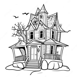 Pagina Para Colorir Da Casa Assombrada De Arrepios 87851-28451