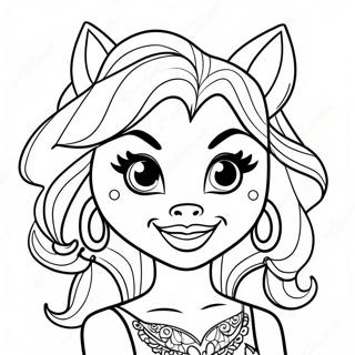 Pagina Para Colorir Da Clawdeen Wolf Do Monster High 87875-28462