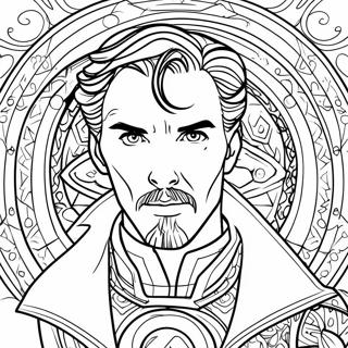 Desenho Para Colorir Do Doutor Estranho Com O Olho De Agamotto 87930-28336