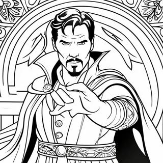 Desenho Para Colorir Do Doutor Estranho Com O Olho De Agamotto 87930-28513