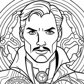 Desenho Para Colorir Do Doutor Estranho Com O Olho De Agamotto 87930-28516