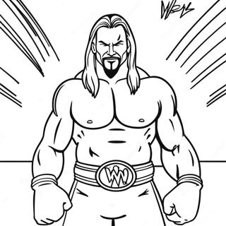 Desenho Para Colorir Da Wwe 3d 87953-28343