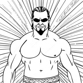 Desenho Para Colorir Da Wwe 3d 87953-28521