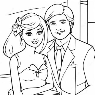 Desenho Para Colorir Da Barbie E Do Ken 87979-28364