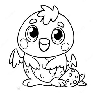 Hatchimal Páginas Para Colorir