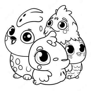 Pagina Para Colorir Dos Fofo Hatchimal Amigos 88083-28622