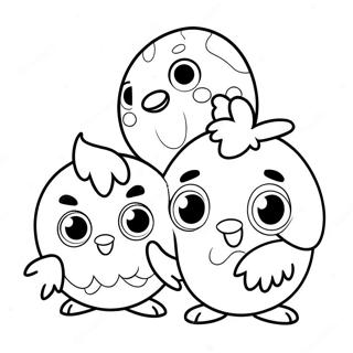 Pagina Para Colorir Dos Fofo Hatchimal Amigos 88083 28624