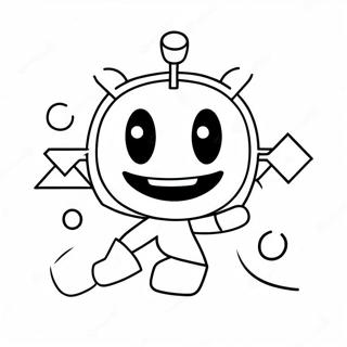 Pagina Para Colorir De Personagem Colorido Do Geometry Dash 88134-28661