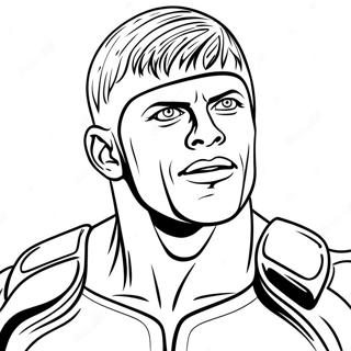 Paginas Para Colorir Do Cody Rhodes Em Acao 88286-28781