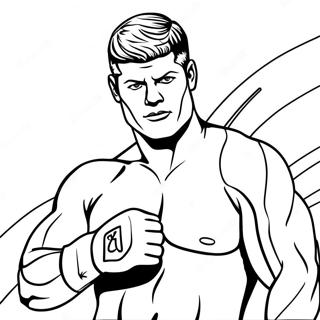 Paginas Para Colorir Do Cody Rhodes Em Acao 88286-28783