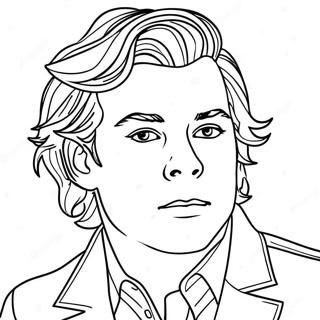 Harry Styles Páginas Para Colorir