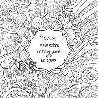 Desenho Para Colorir Com Citacao Inspiradora Para Adultos 88415-28879