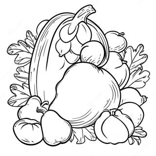 Pagina Para Colorir Da Colheita Da Cornucopia 88595-29018