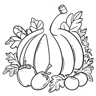 Pagina Para Colorir Da Colheita Da Cornucopia 88595-29020