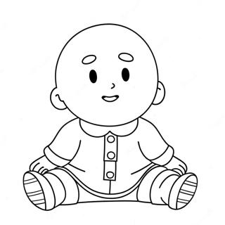 Caillou Páginas Para Colorir